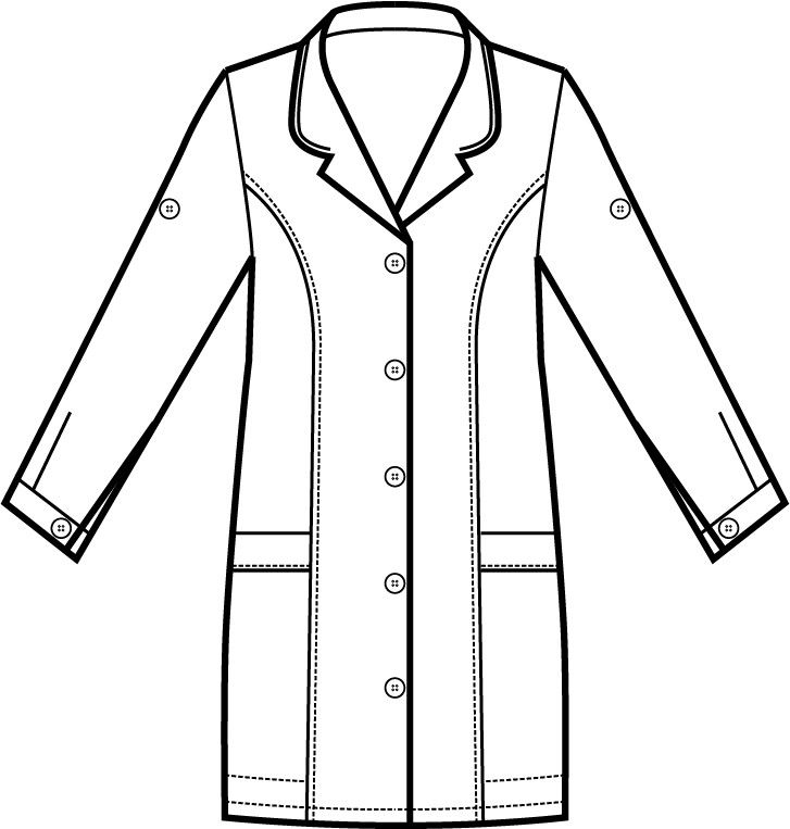 ODESSA casacca da donna per estetica/centro benessere - immagine 4