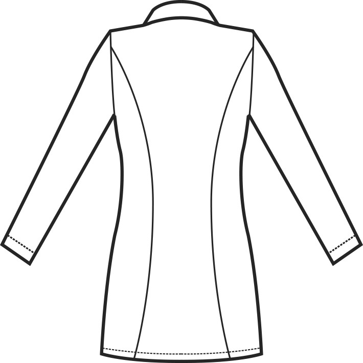 COIMBRA casacca da sonna per medicale/estetica slim leggera extra light estiva - immagine 4