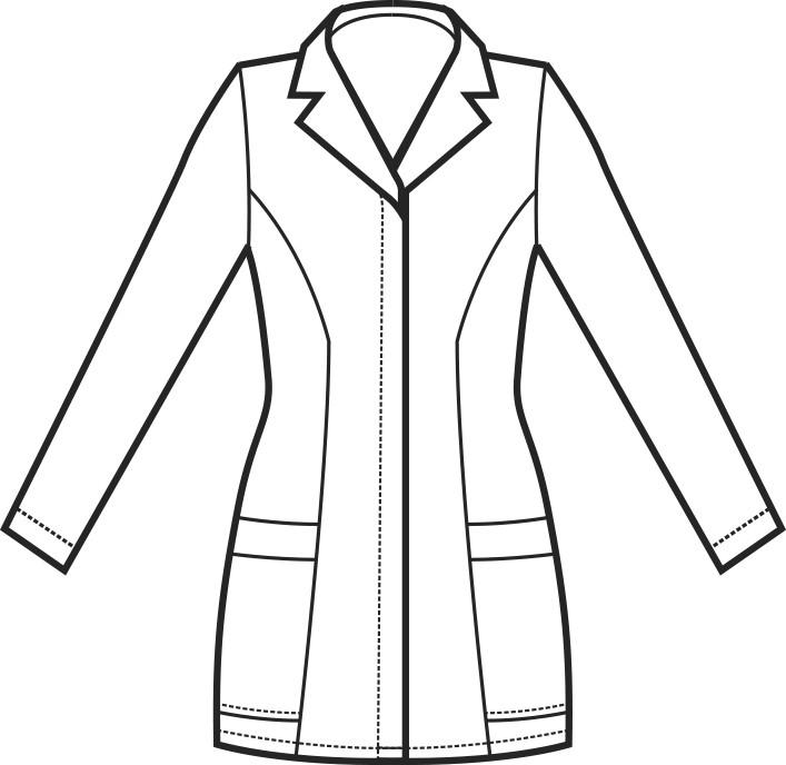 COIMBRA casacca da sonna per medicale/estetica slim leggera extra light estiva - immagine 5