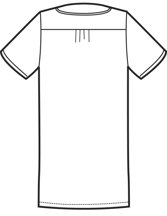 ALBERVILLE casacca da donna a quadretti per estetica/colf - immagine 2