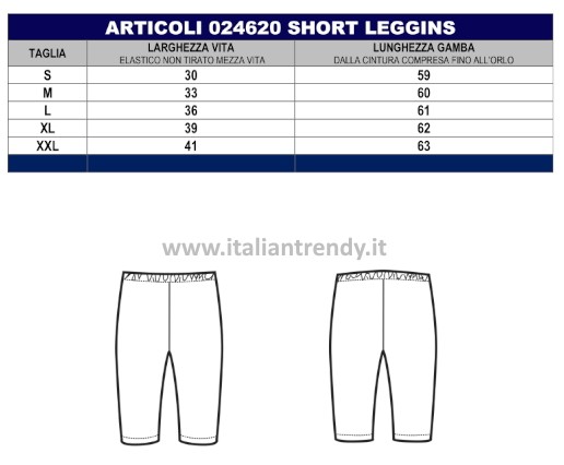 024620 leggins da donna corto - immagine 7