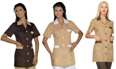 Casacca Donna Pulizie Multiuso Leggera a Maniche Corte 3 Varianti