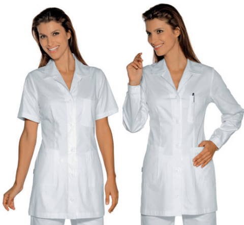 MARBELLA casacca leggera con bottoni a pressione per medicale