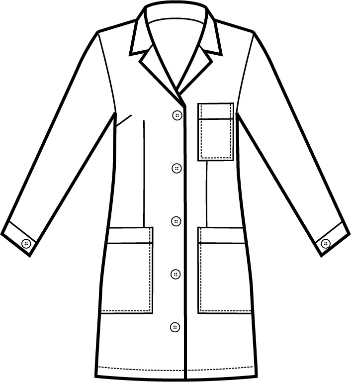 Casacca Bianca Per Donna Per Pulizie Multiuso Marbella 100% Cotone - immagine 5