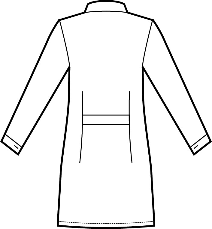 Casacca Bianca Per Donna Per Pulizie Multiuso Marbella 100% Cotone - immagine 6