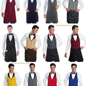 Grembiule Con Pettorina A Gilet Per Bar Ristoranti Gelaterie