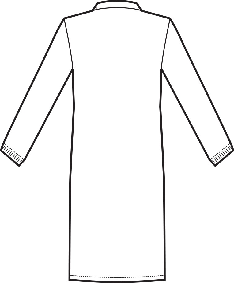 Camice Dentista Verde Chirurgico con Collo alla Coreana Unisex In Cotone - immagine 6