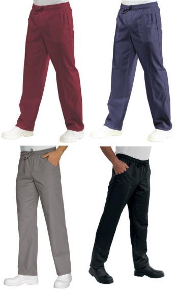 044301 - Pantalone Antimacchia in tessuto antimacchia Superdray con elastico in vita e coulisse più colori