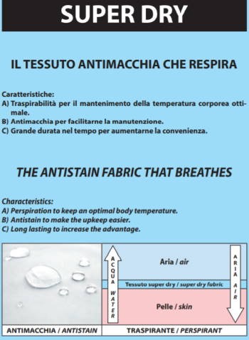 044301 - Pantalone Antimacchia in tessuto antimacchia Superdray con elastico in vita e coulisse più colori - immagine 10