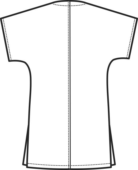 045000 - Casacca uomo bianca con scollo a V per medicale - immagine 7