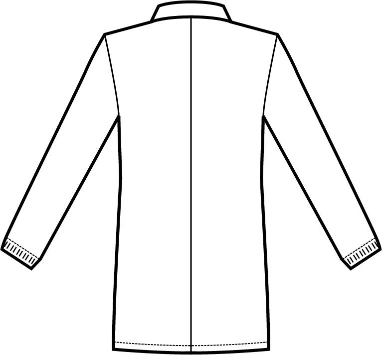 CORFU' - Casacca bianca uomo collo corena medicale - immagine 9