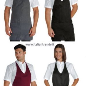 MAGIC - Grembiule con pettorina corto unisex Ristoranti