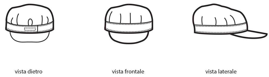 SAM - Cappello con visiera effetto juta - immagine 4