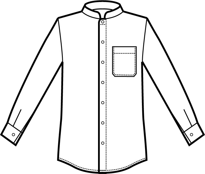 DUBLINO - Camicia unisex coreana collo dritto unisex in 10 Colori manica corta - immagine 13