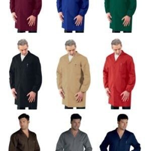 061003 - Camice uomo lungo con elastico al polso  vari colori moisto cotone