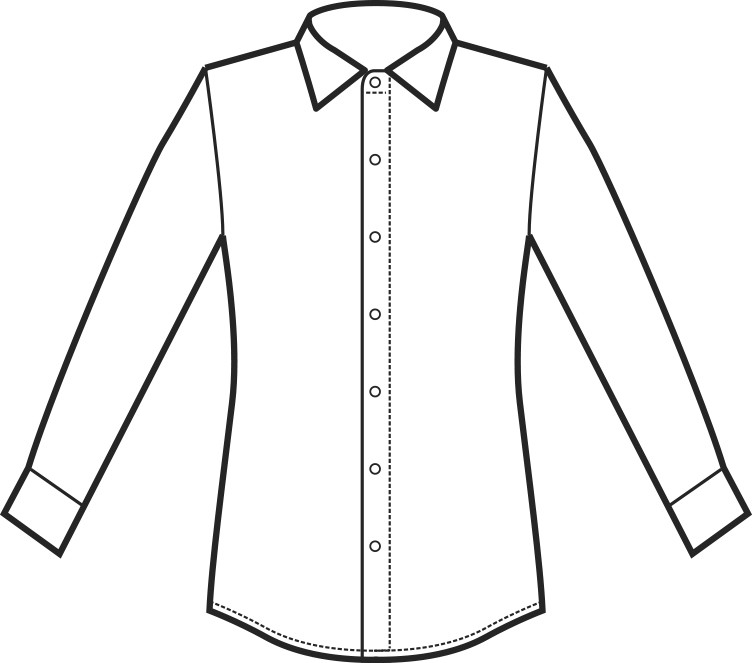 CARTAGENA - Camicia uomo in cotone elasticizzato bianca o nera - immagine 6