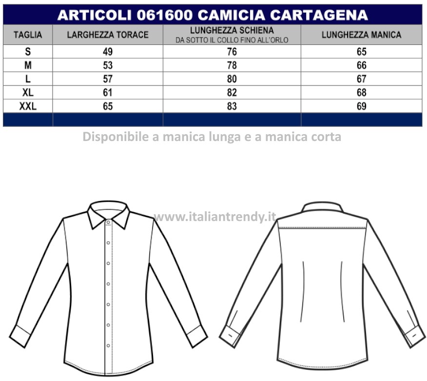 CARTAGENA - Camicia uomo in cotone elasticizzato bianca o nera - immagine 5