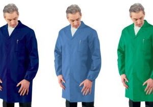 061001 - Camice uomo leggero per lavoro generico  lunghezza Media 125 gr Blu Verde Azzurro