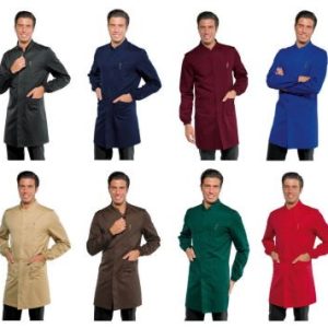 DOVER - Camice uomo collo alla coreana con elastico ai polsi colorato