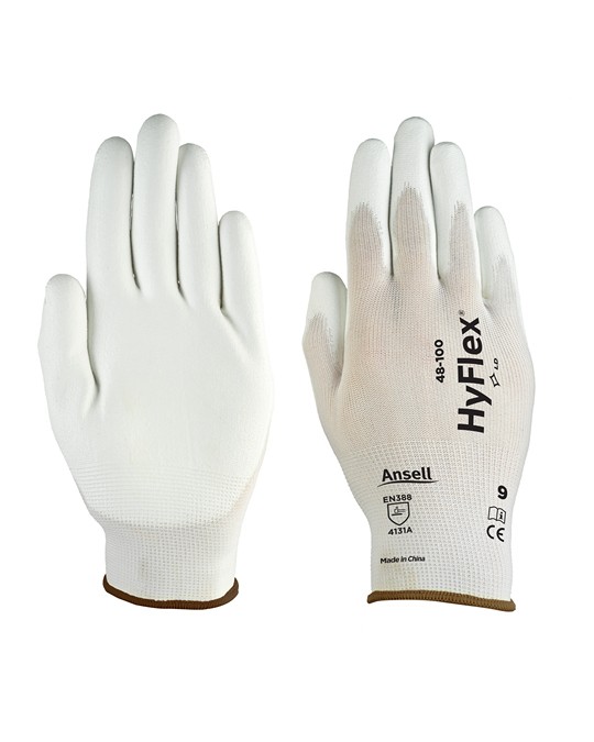 HYFLEX 48-100 - Guanto di poliestere-poliuretano multiuso