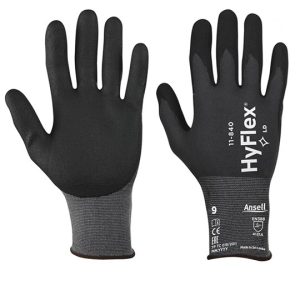 HYFLEX 11-840 - Guanto dalavoro in schiuma di nitrile traspirante, per uso industriale
