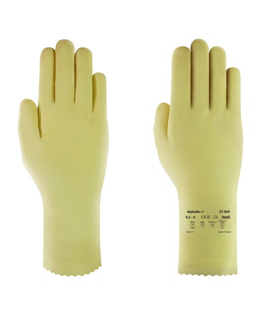 DUZMOR 87-600 - Guanti protettivi leggeri in misto lattice-neoprene, protezione chimica, sensibilità elevata