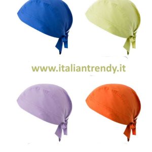 MERCURIO - Bandana in cotone in vari colori