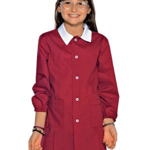 Grembiule Bambino Bambina da 3 a 6 Anni per Asilo Scuola Collegio Divisa 7 colori