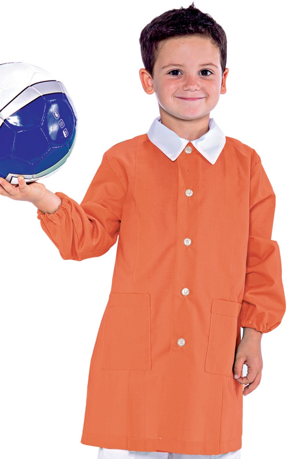 Grembiule Bambino Bambina da 3 a 6 Anni per Asilo Scuola Collegio Divisa 7 colori - immagine 7