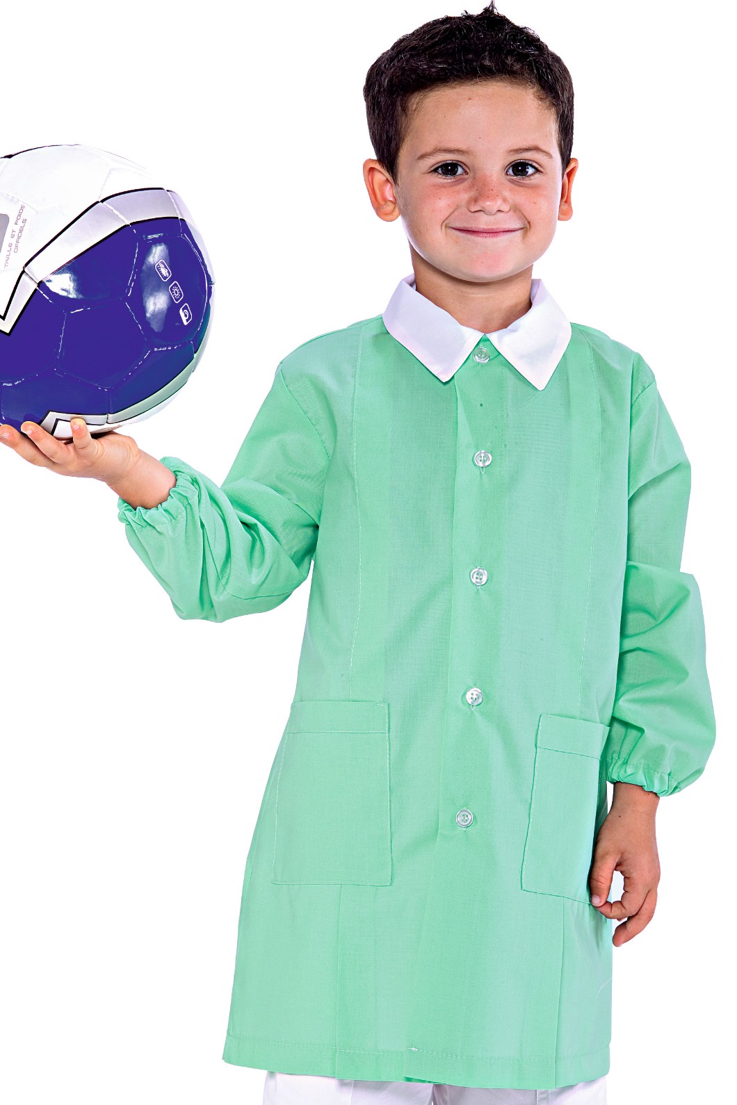 Grembiule Bambino Bambina da 3 a 6 Anni per Asilo Scuola Collegio Divisa 7 colori - immagine 2