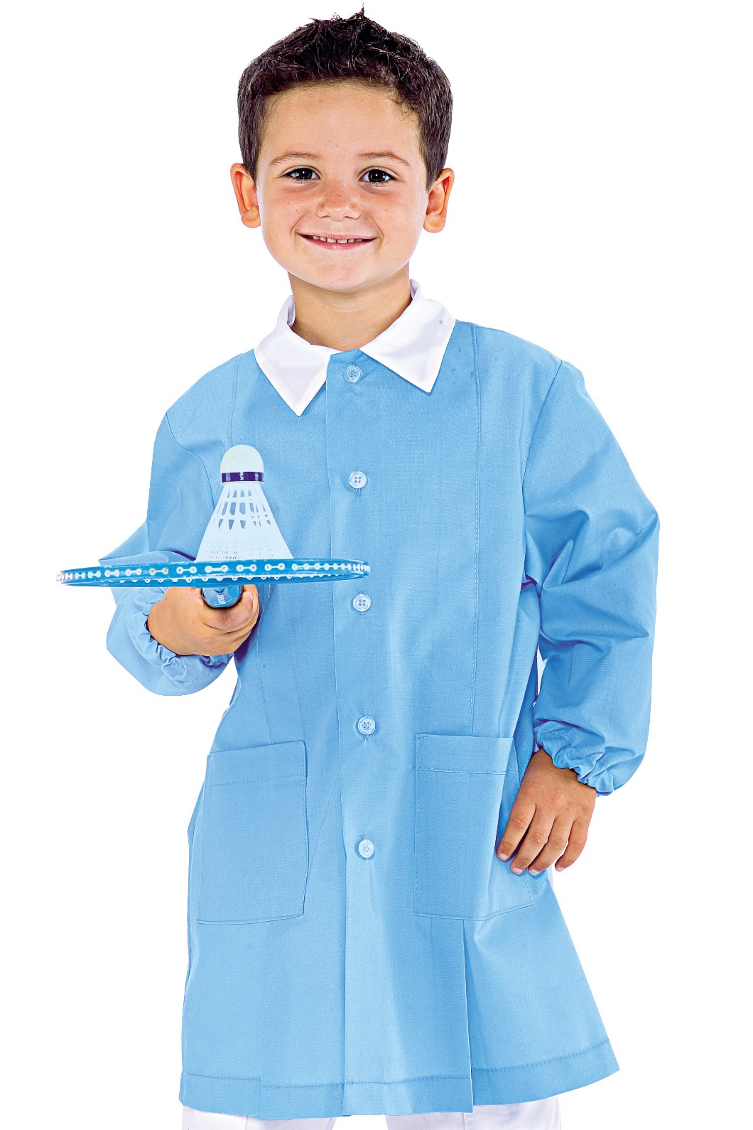 Grembiule Bambino Bambina da 3 a 6 Anni per Asilo Scuola Collegio Divisa 7 colori - immagine 11