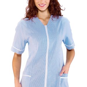 Casacca victoria rigatino azzurra