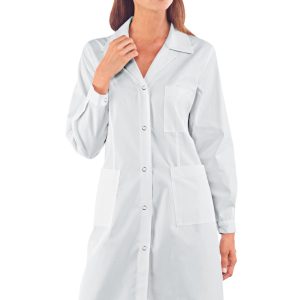 008008 camice donna medico/farmacista sfiancato bottoni a pressione