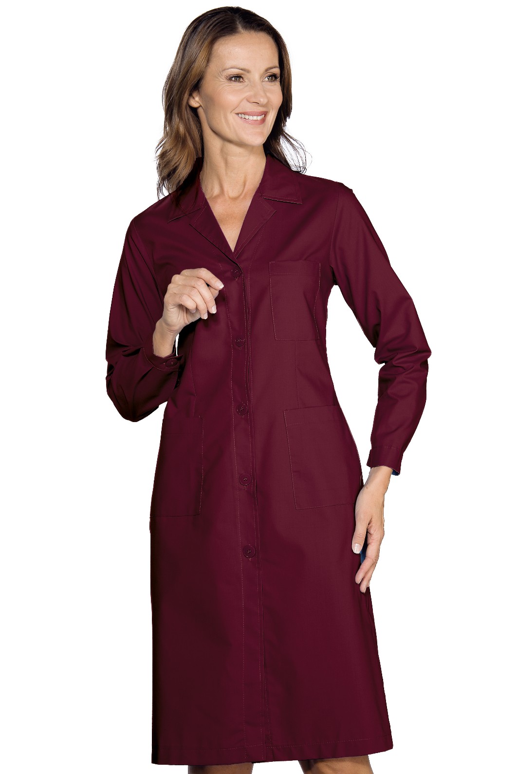 009001 camice da donna slim e leggero tinta unita vari colori - immagine 3