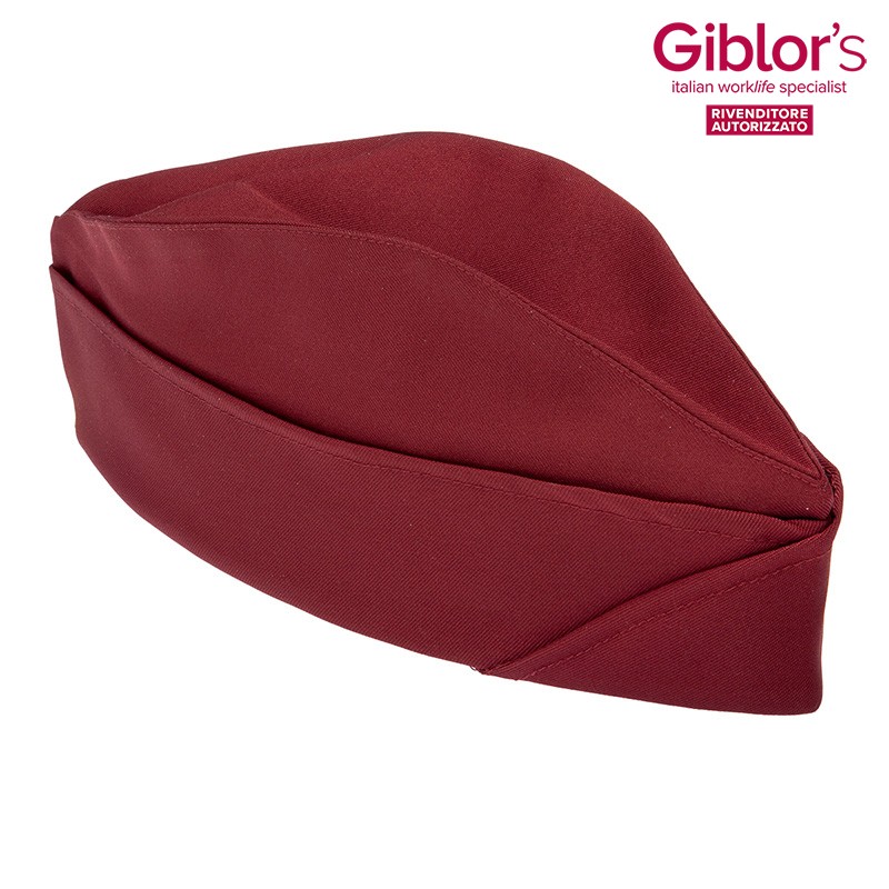 Cappello A Bustina Bordeaux Uomo Donna Per Settore Horeca 425BX