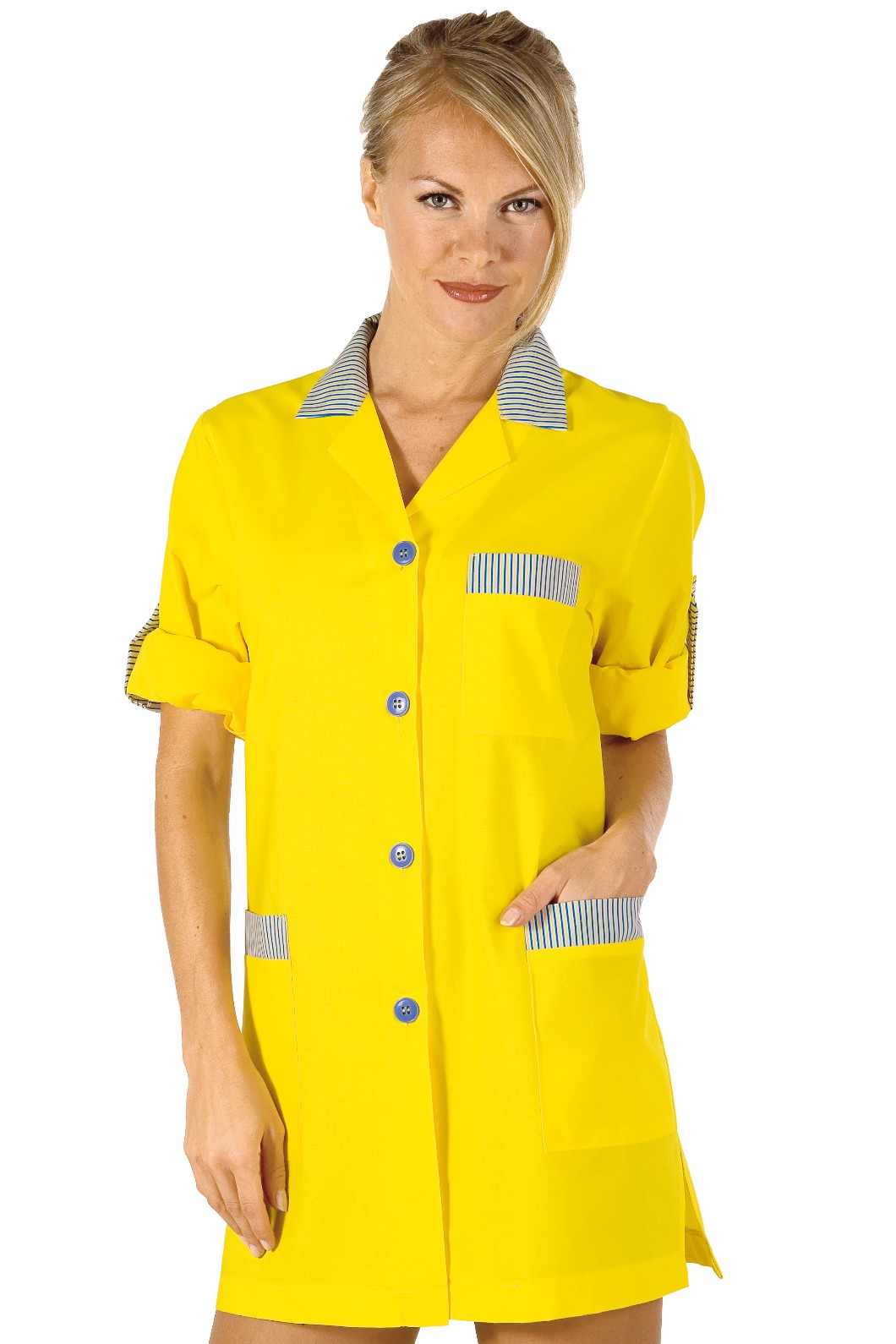 YORK casacca da donna per servizio ai piani/imprese di pulizia M/C - immagine 3