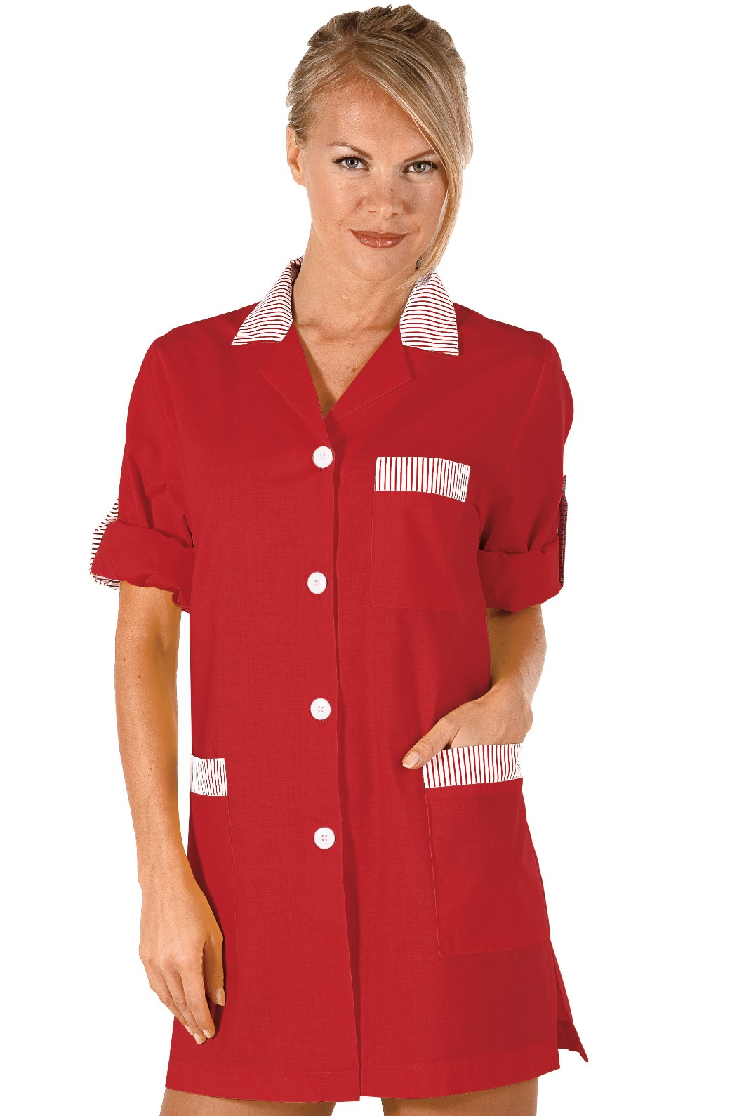 YORK casacca da donna per servizio ai piani/imprese di pulizia M/C - immagine 5