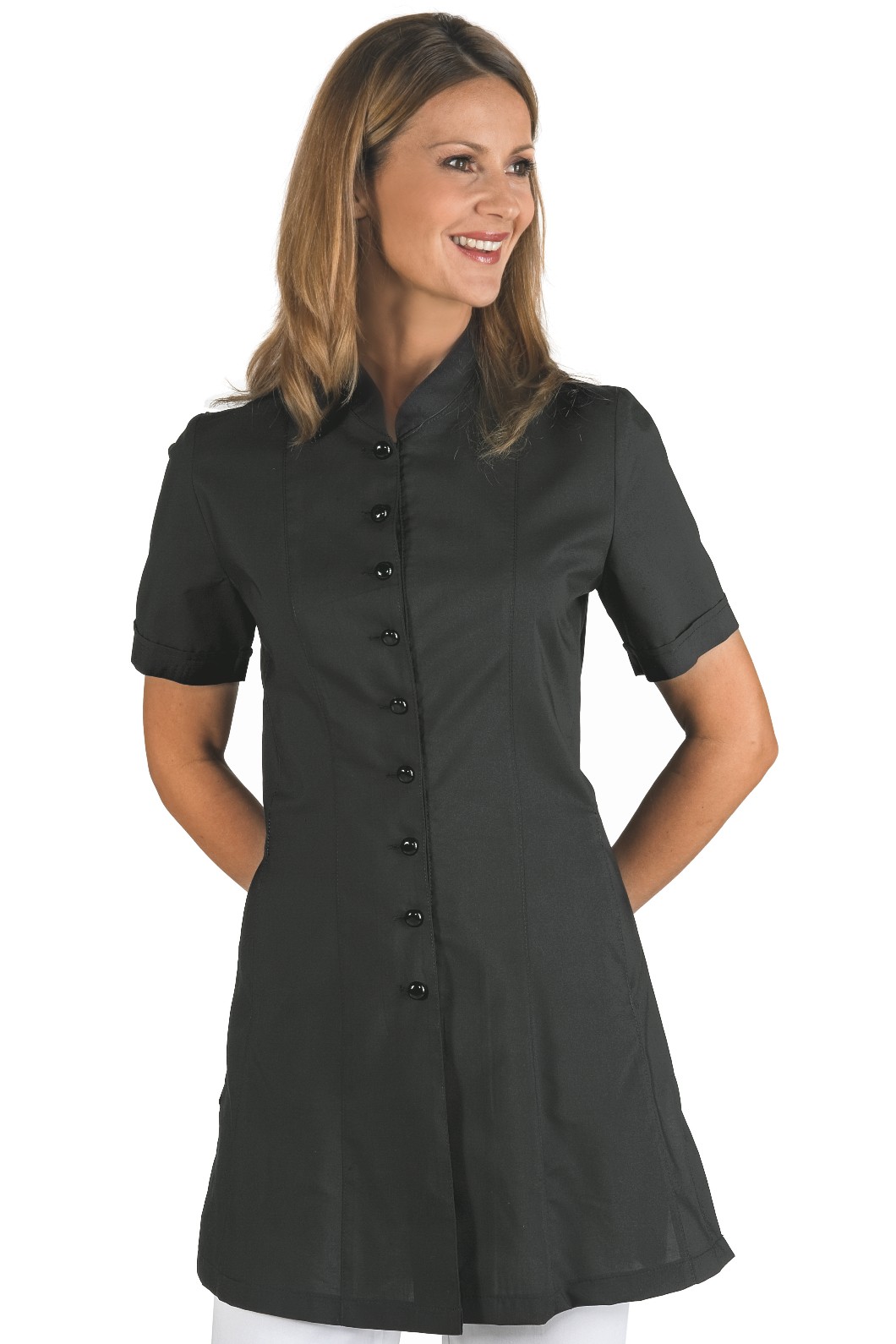 SIVIGLIA casacca da donna sciancrata in cotone per medicale/estetista - immagine 4