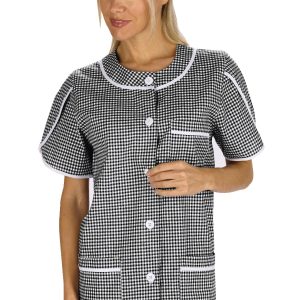 ALBERVILLE casacca da donna a quadretti per estetica/colf