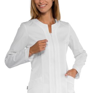ARUBA casacca da donna aperta con zip per medicale/estetica/centro benessere