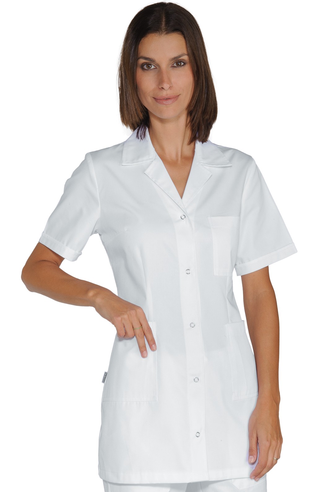 MARBELLA casacca leggera con bottoni a pressione per medicale - immagine 3