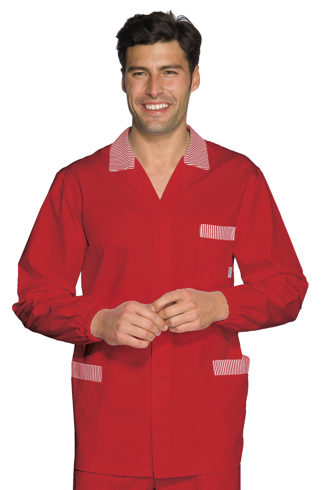 Giacca Corta o Casacca Da Uomo a Manica Lunga in Grigio, Blu o Rosso - immagine 2