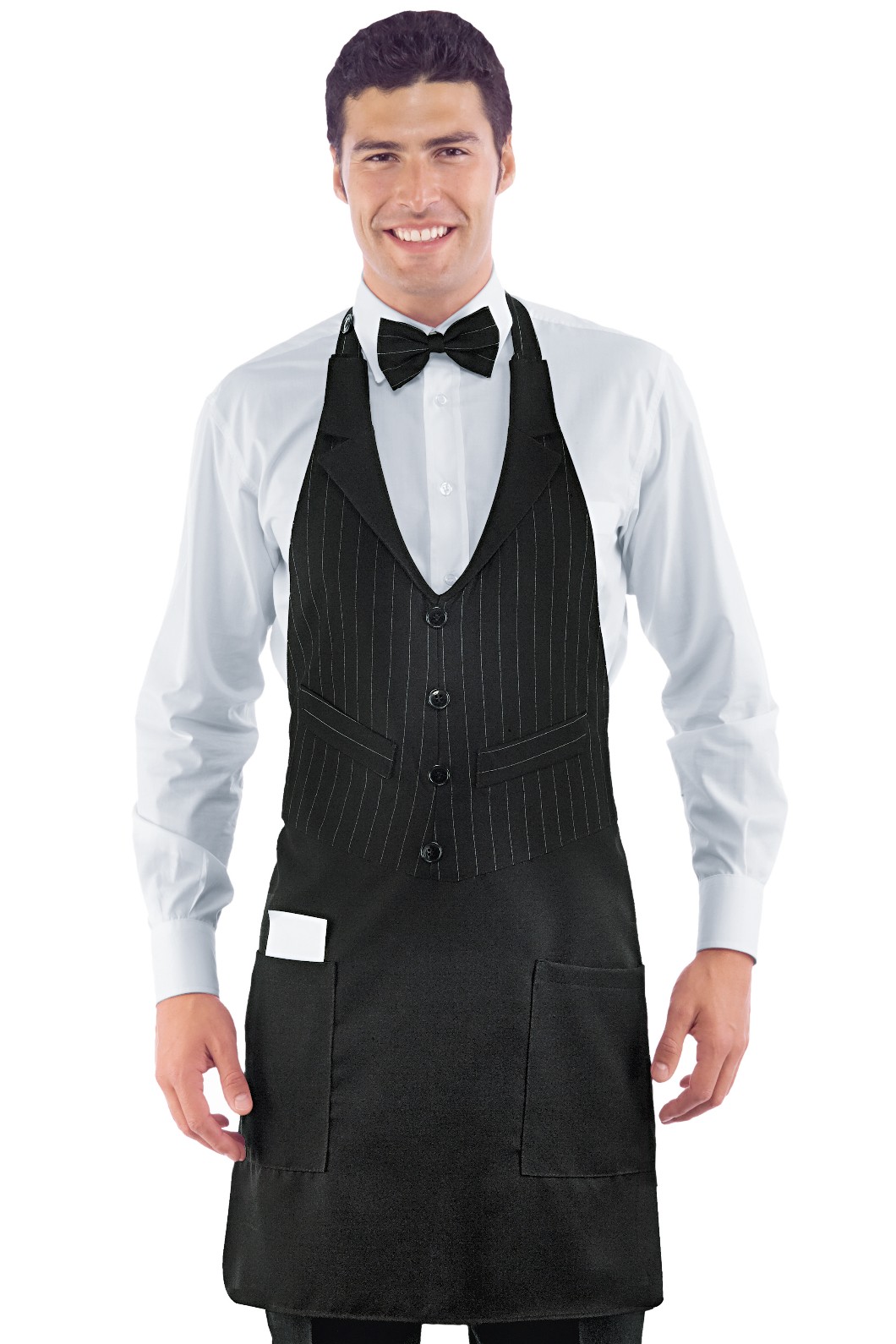 Grembiule Con Pettorina A Gilet Per Bar Ristoranti Gelaterie - immagine 5