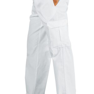 044110- Pantalone bianco con tasca laterale gr. 190