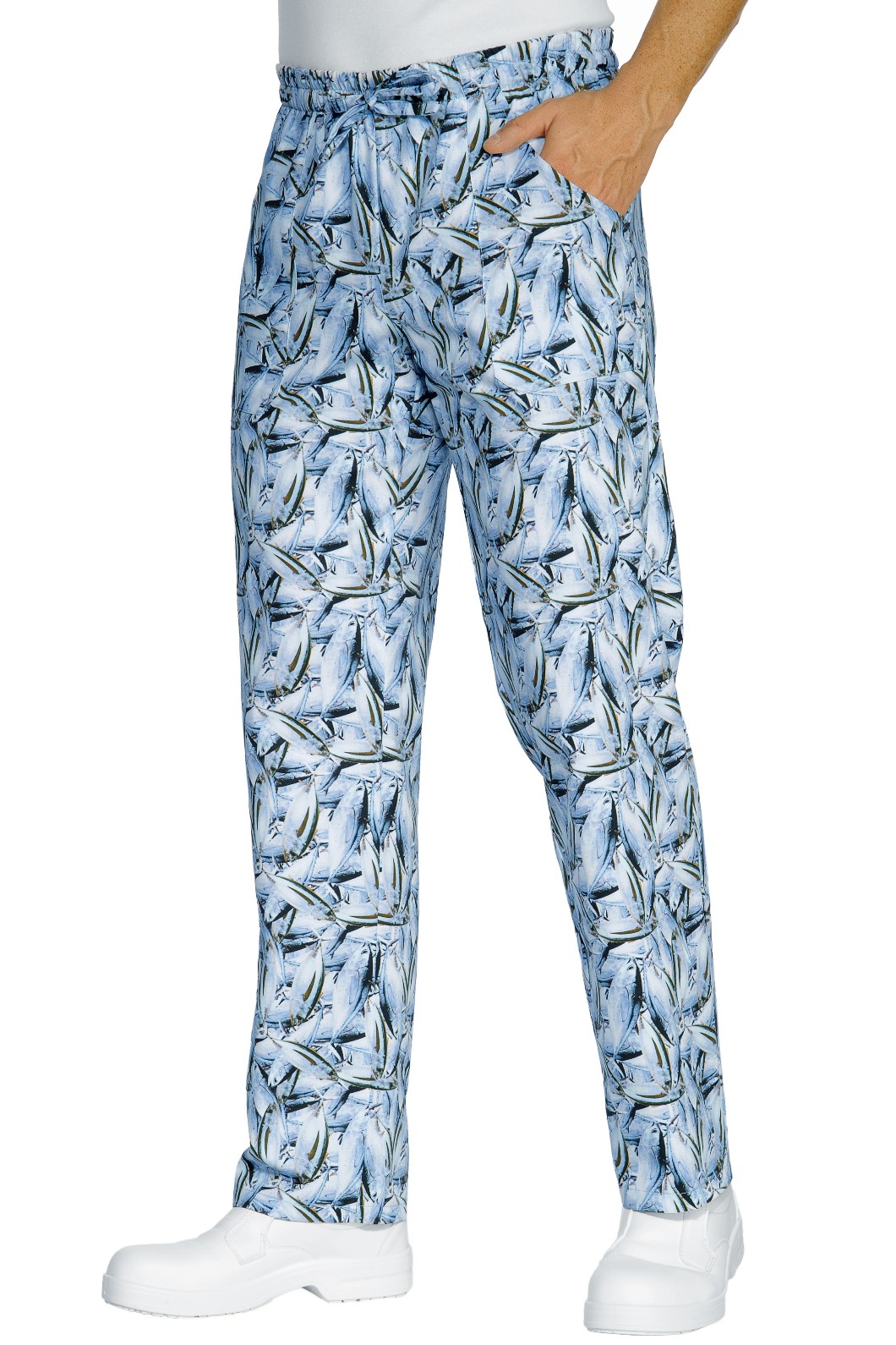 Pantalone in Cotone da Cuoco o Per Cucina Ristorante Pizzeria, Con Simpatiche Fantasie Alimentari - immagine 6