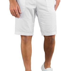 044635S - Bermuda uomo con coulisse e alastico in vita bianco, blu, tortora