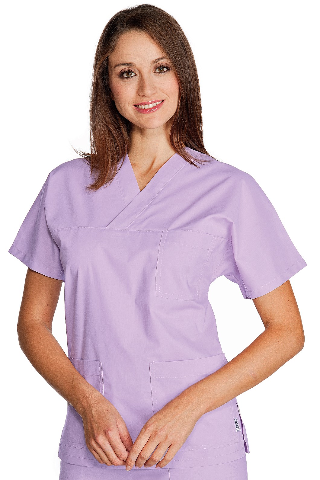 045003 - Casacca con scolloa V manica corta leggera gr. 125 per medicale più colori - immagine 11