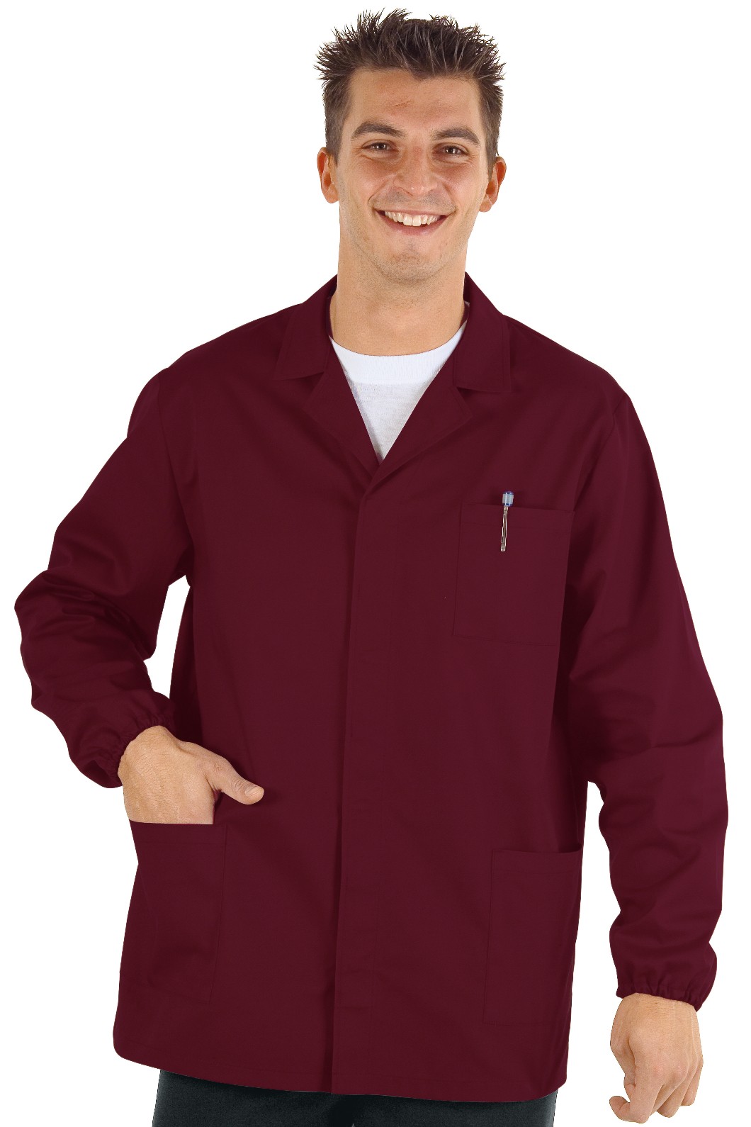 052101 - Camice corto generico per operaio o magazziniere misto cotone gr. 195 8 Colori - immagine 3