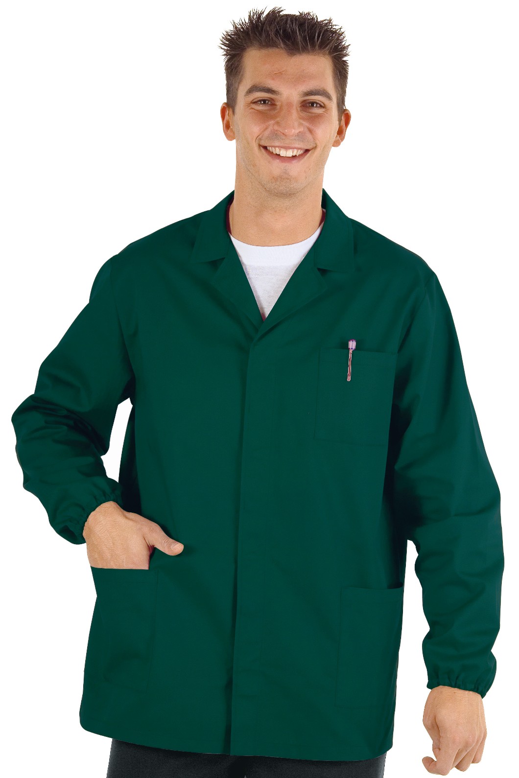 052101 - Camice corto generico per operaio o magazziniere misto cotone gr. 195 8 Colori - immagine 4