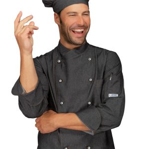 PANAMA - Giaccachef jeans blu o jeans nero ML MC